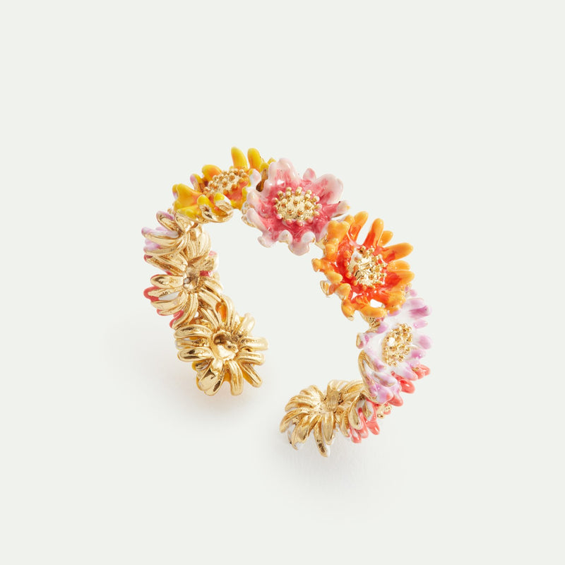 DAISY & ZINNIA CROWN ADJUSTABLE RING