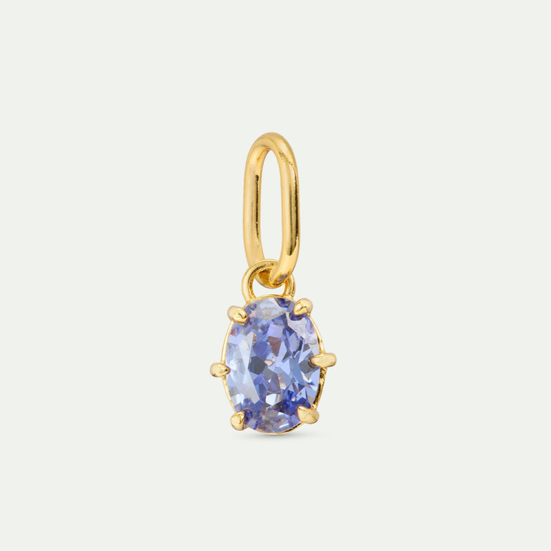 BLUE RIVIERA STONE PENDANT