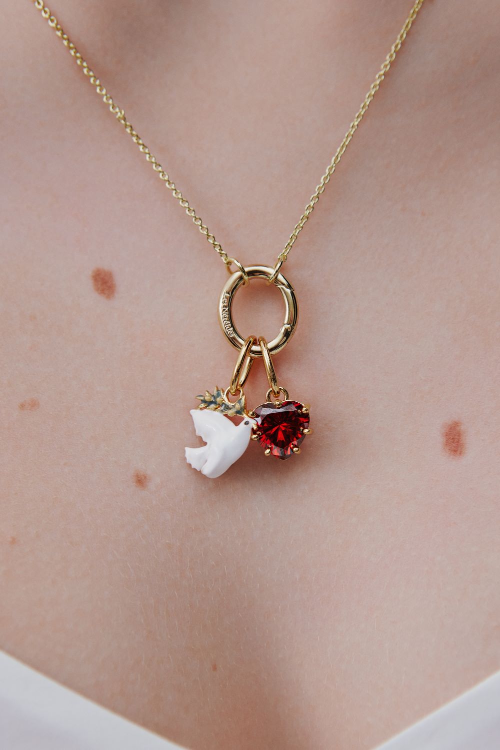 GARNET RED PENDANT