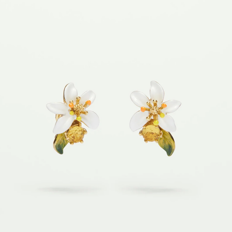 ORANGE BLOSSOM STUD EARRINGS